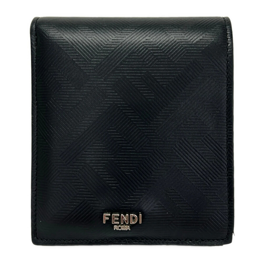 Fendi Black Leather Bill Holder #338286F54B